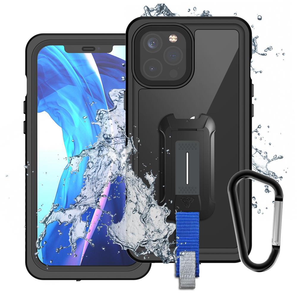 ARMOR-X - IP68 Waterproof Protective Case for iPhone 12 Pro Max [ Black ]