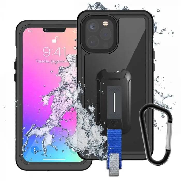 ARMOR-X - IP68 Waterproof Protective Case for iPhone 13 Pro Max [ Black ]