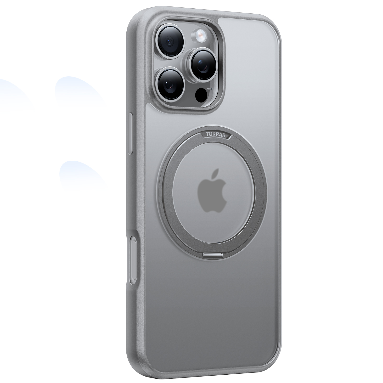 Torras - Ostand Pro case  for iPhone 16 Pro MAX [ Titanium Grey ]