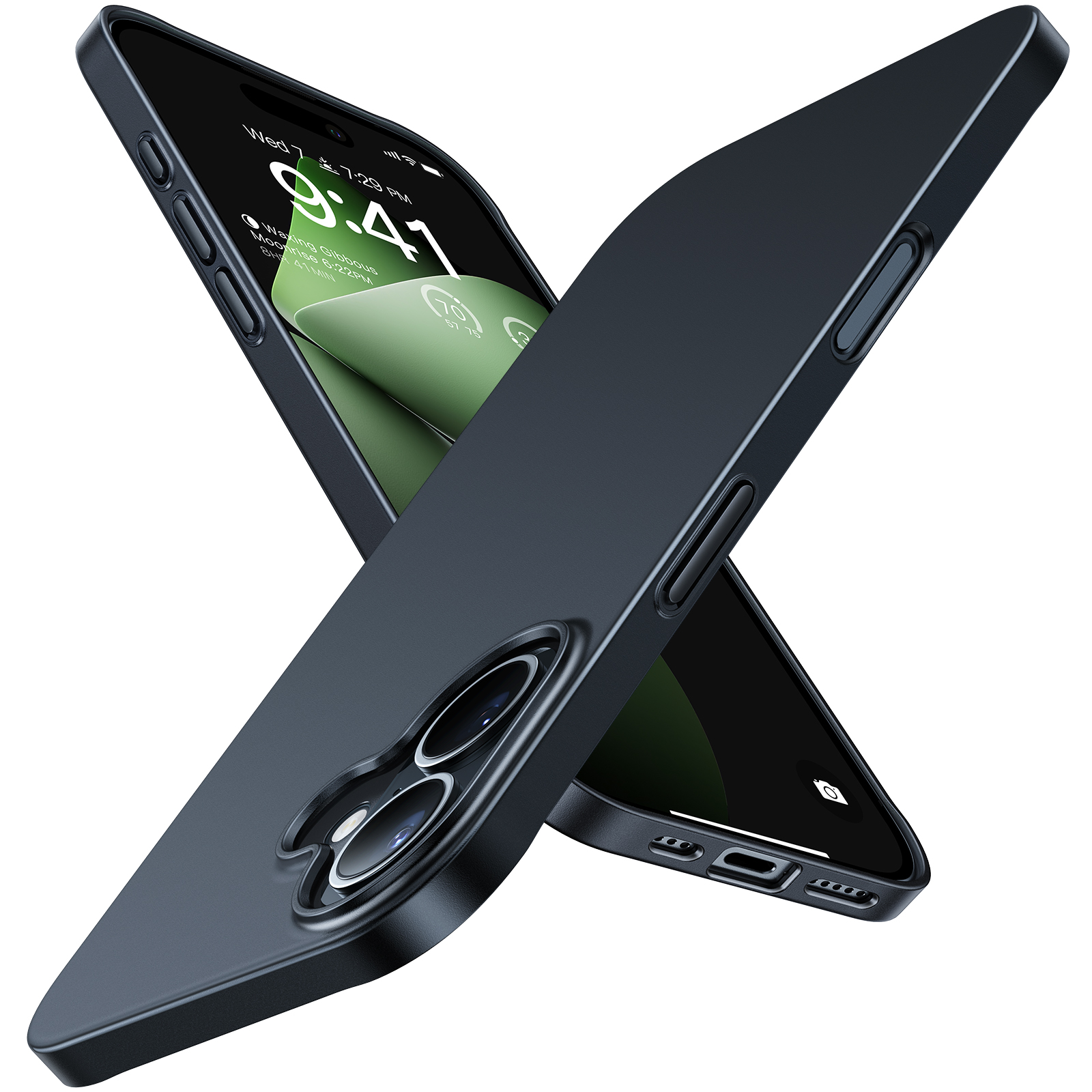 Torras - SlimFit-Mag case  for iPhone 16[ Black ]