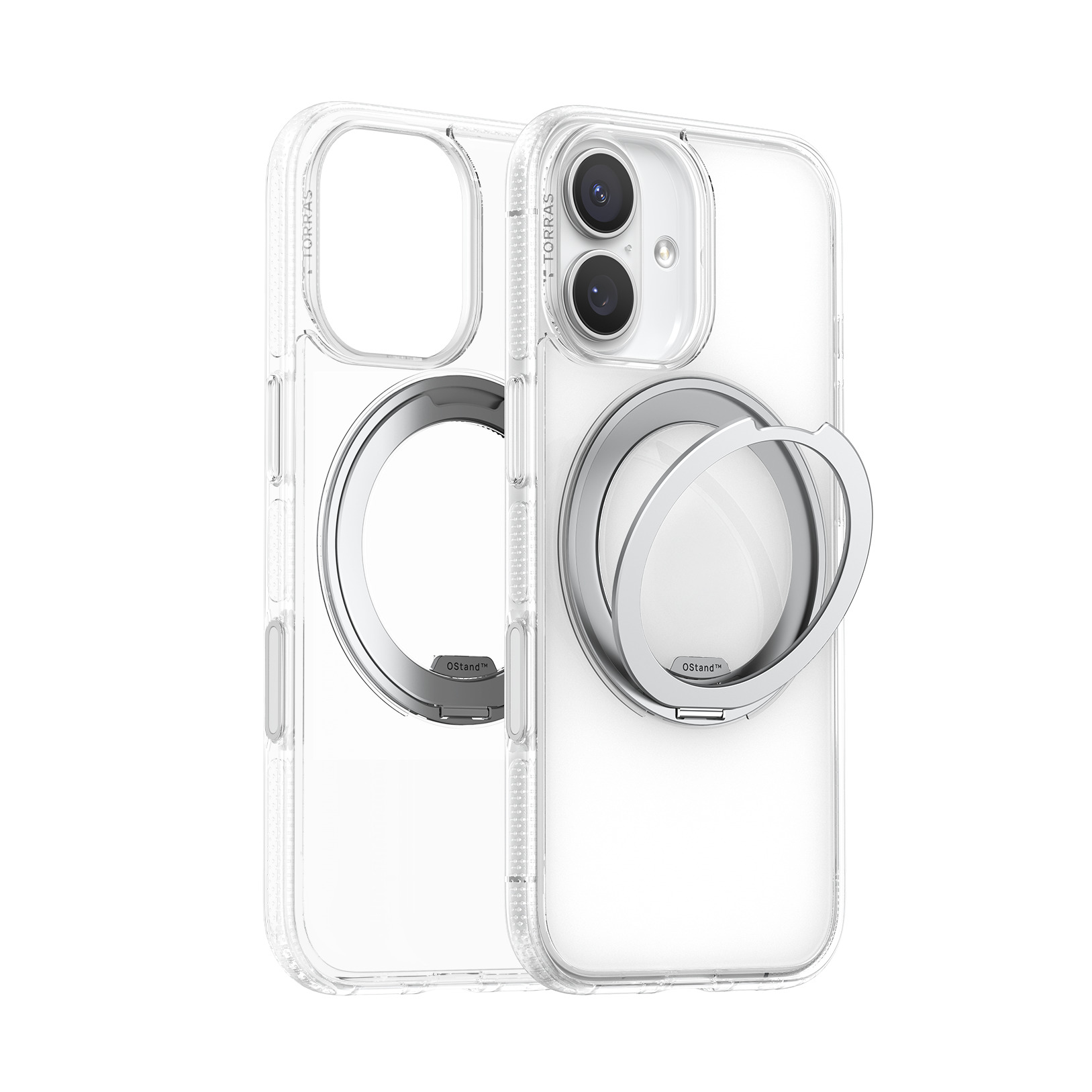 Torras - Ostand O3 Fitness Case for iPhone 17 [ Clear ]