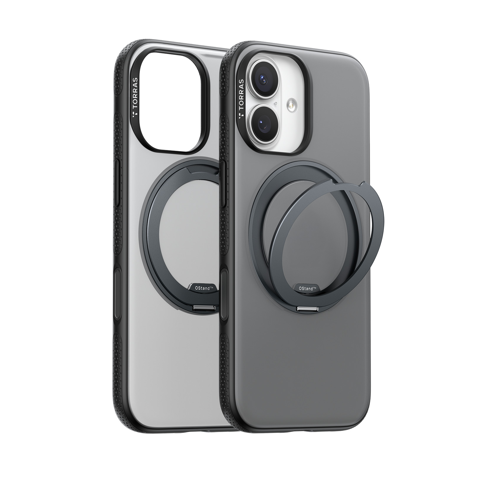 Torras - Ostand O3 Fitness Case for iPhone 17 [ Black ]