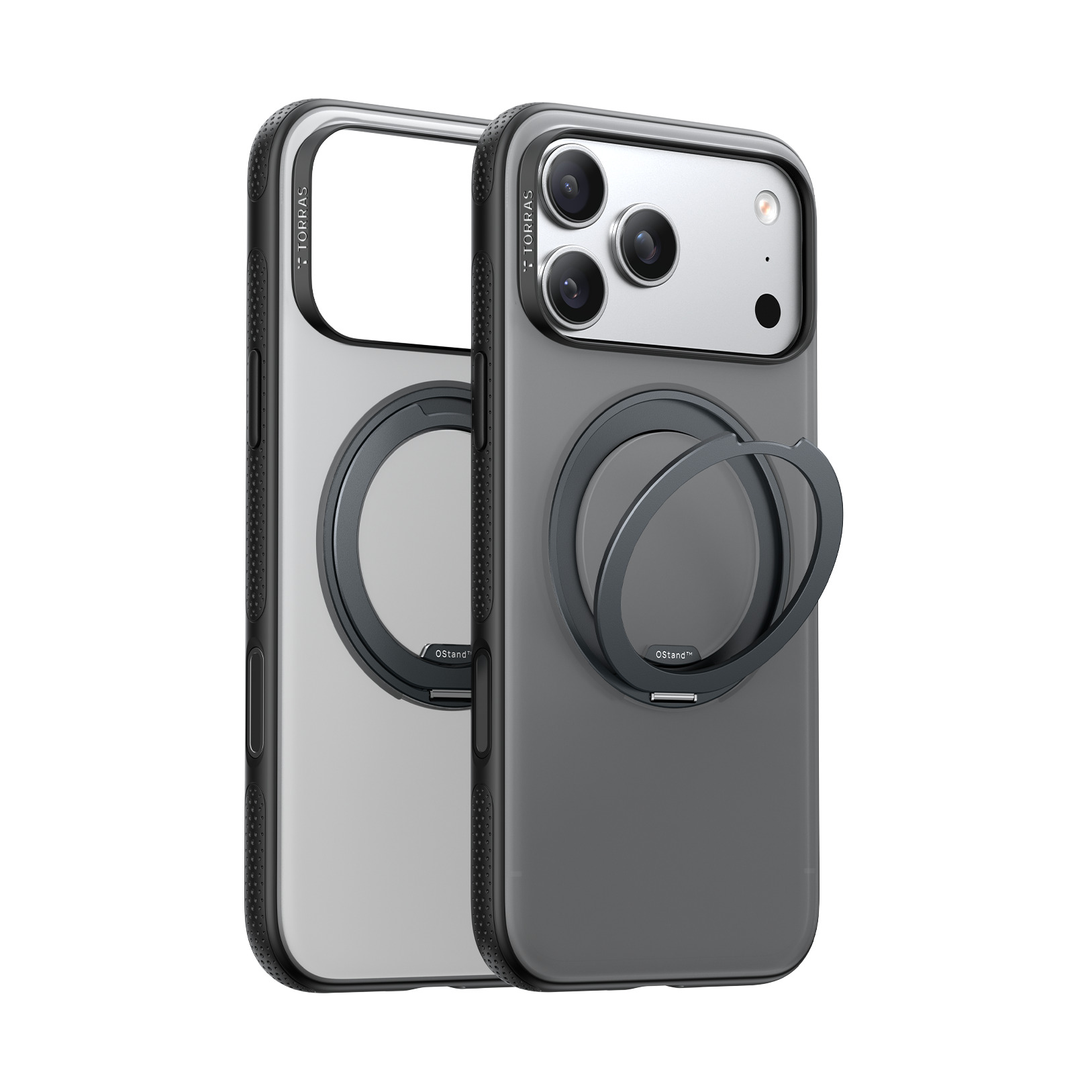 Torras - Ostand O3 Fitness Case for iPhone 17 Pro [ Black ]
