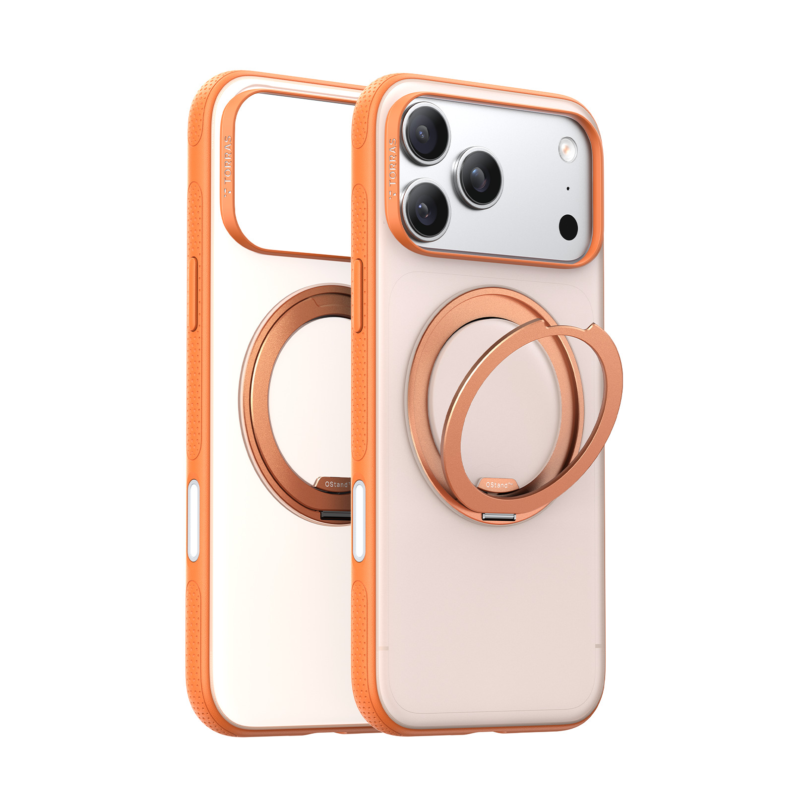 Torras - Ostand O3 Fitness Case for iPhone 17 Pro [ Orange ]
