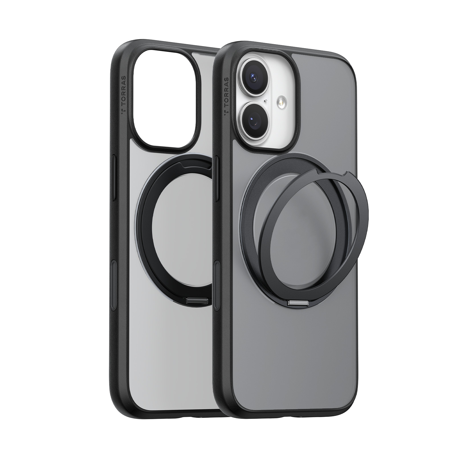 Torras - Ostand Pro Case for iPhone 17 [ Black ]