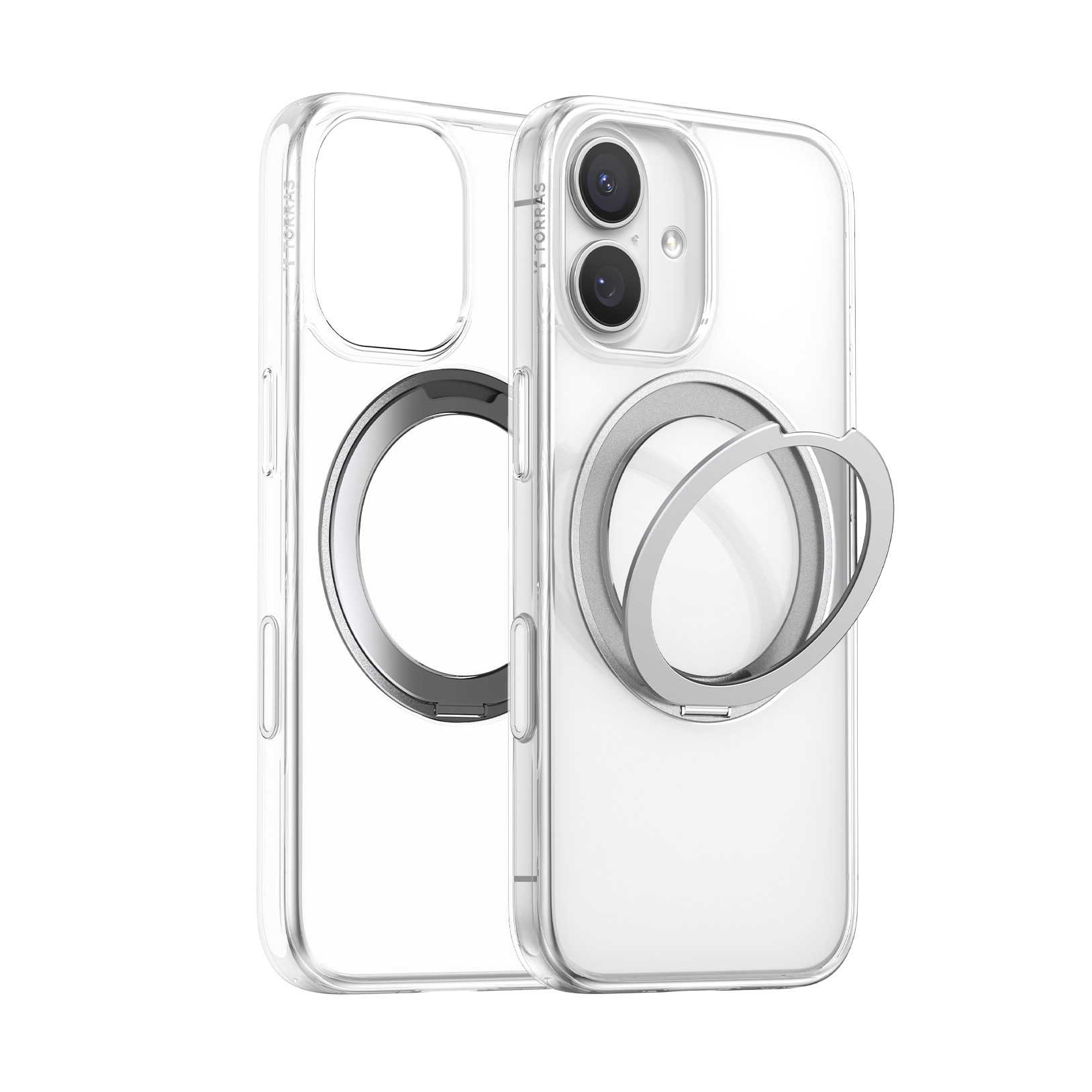 Torras - Ostand Pro Case for iPhone 17 [ Clear ]