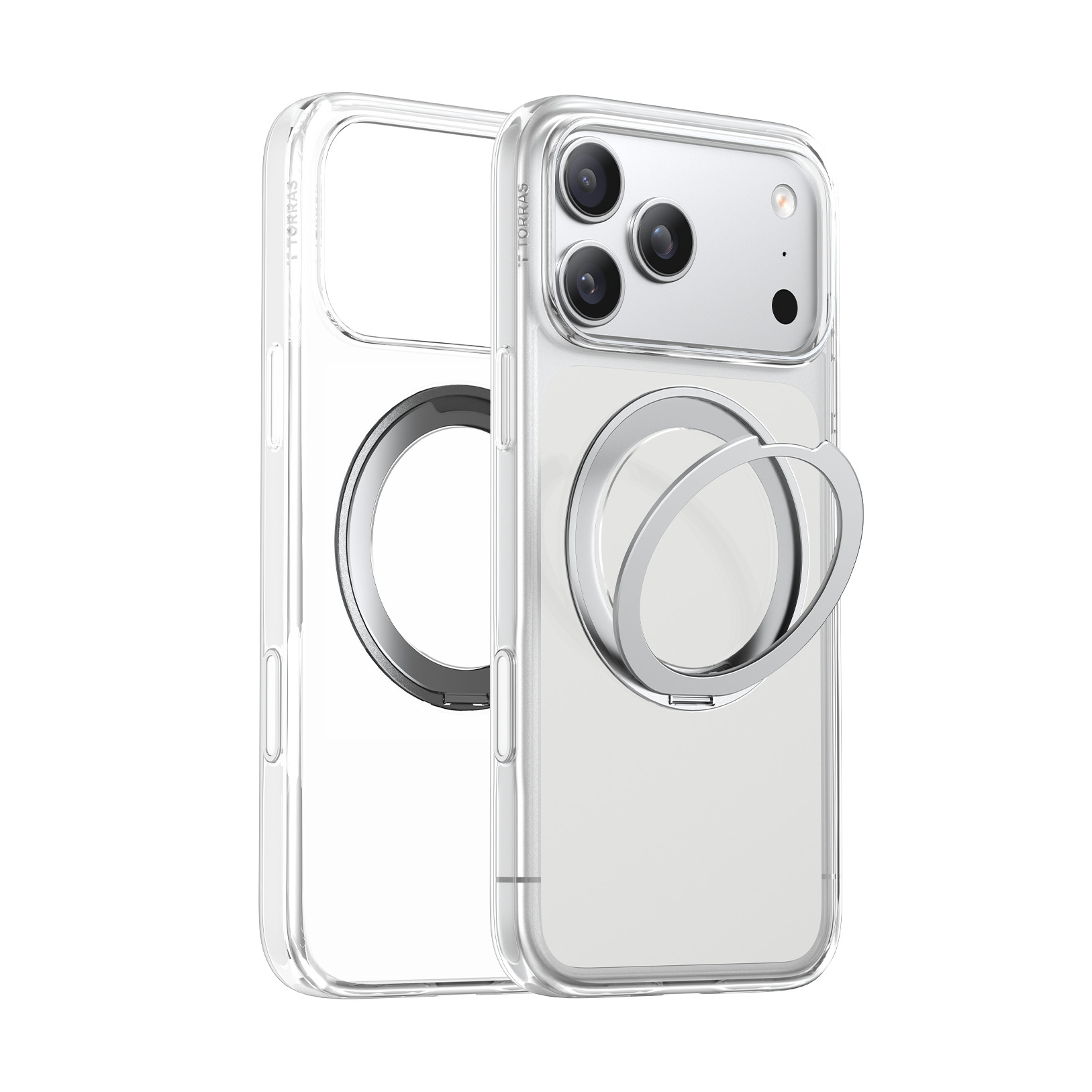 Torras - Ostand Pro Case for iPhone 17 Pro [ Clear ]