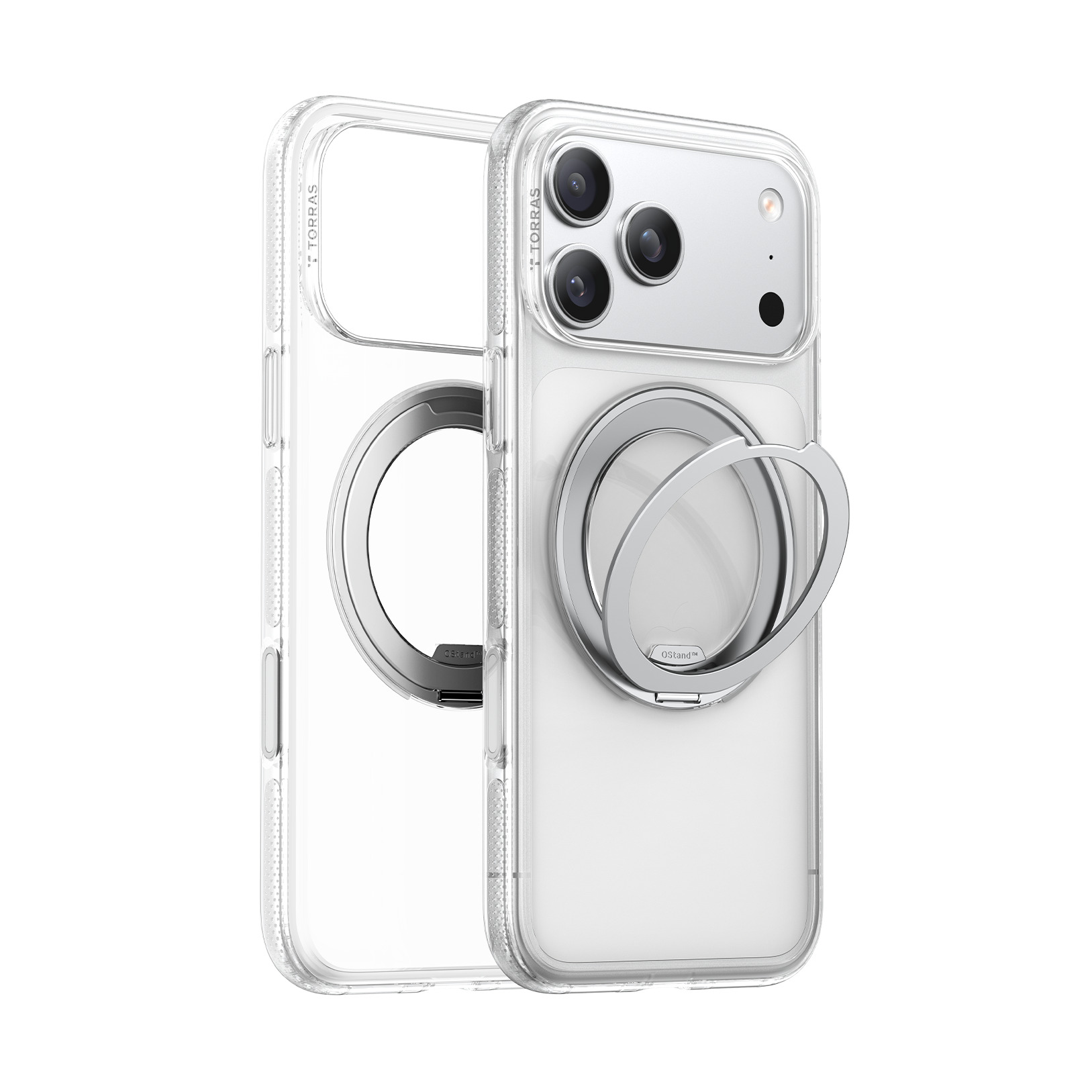 Torras - Ostand O3 Fitness Case for iPhone 17 Pro MAX [ Clear ]