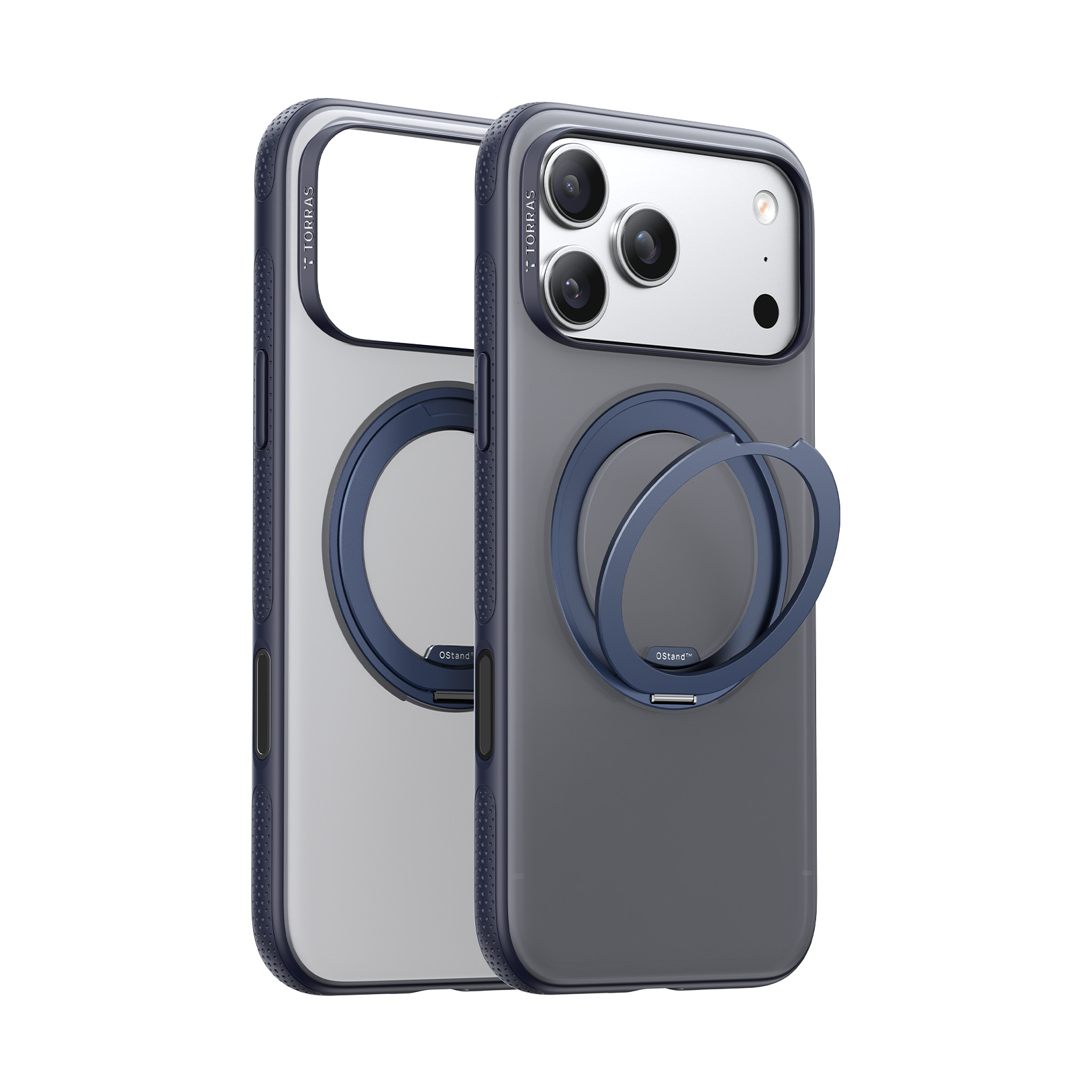Torras - Ostand O3 Fitness Case for iPhone 17 Pro MAX [ Midnight Blue ]