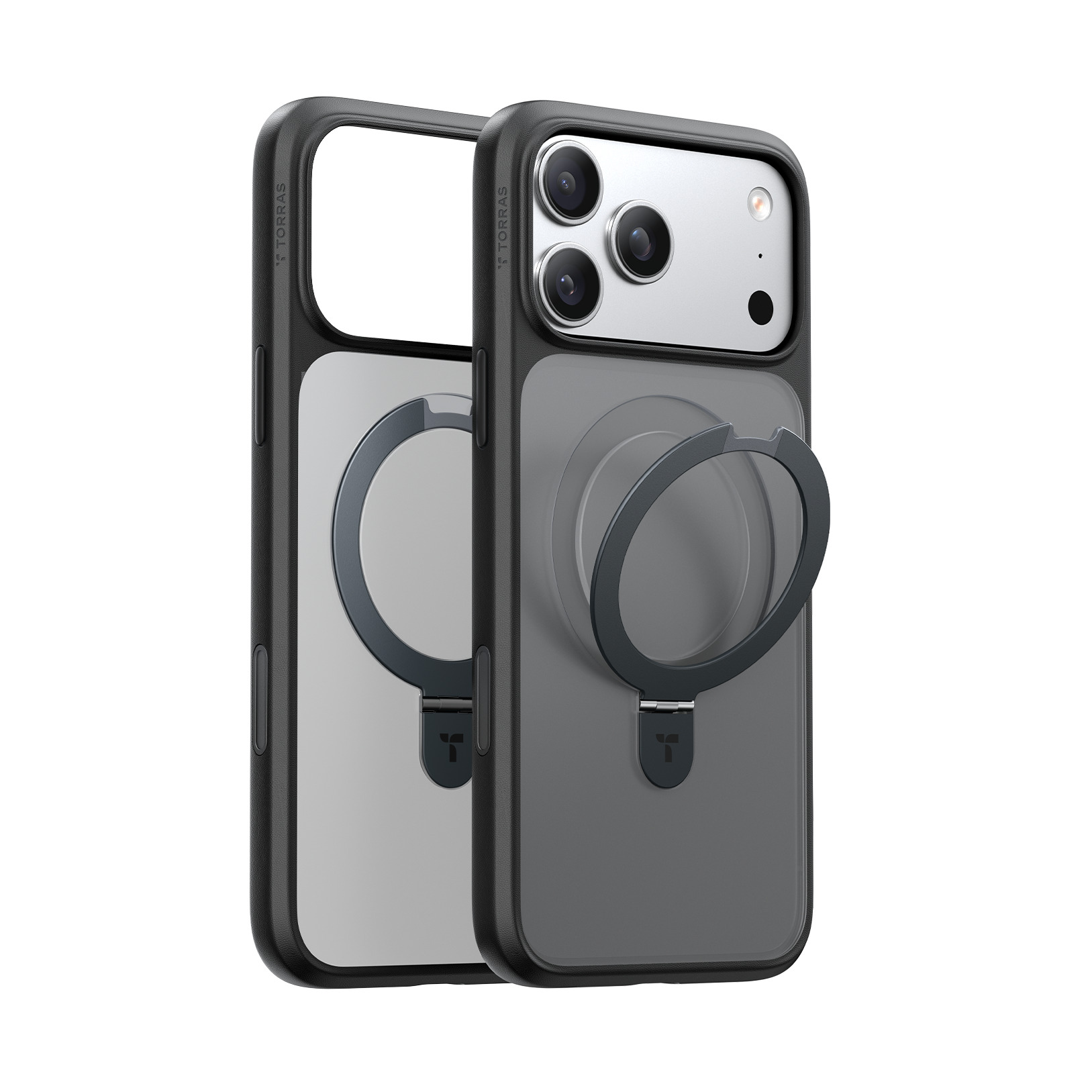 Torras - Ostand Q1 Guardian Case for iPhone 17 Pro MAX [ Black ]