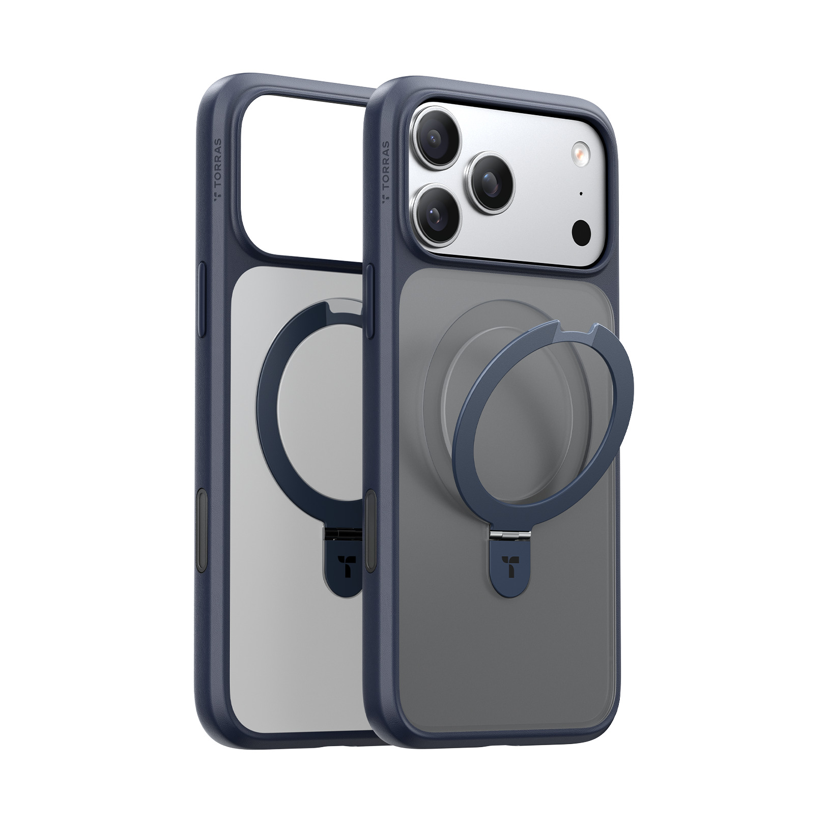 Torras - Ostand Q1 Guardian Case for iPhone 17 Pro MAX [ Midnight Blue ]