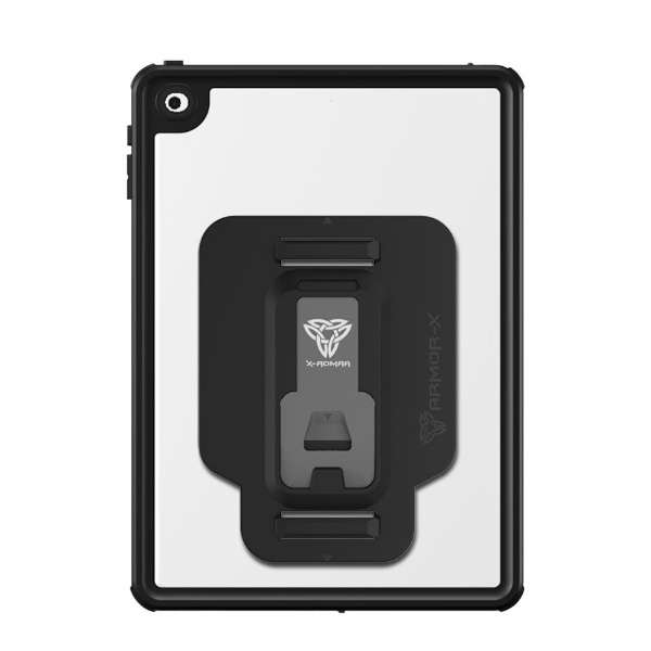 ARMOR-X - IP68 Waterproof Case with Hand Strap for iPad ( 6th/5th ) [ Black ]