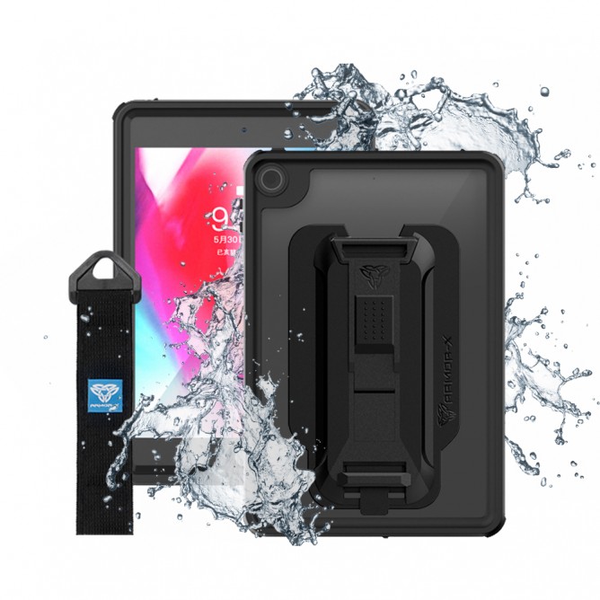 Armor-X - IP68 WATERPROOF CASE WITH HAND STRAP for IPad MINI ( 5th ) [ Black ]